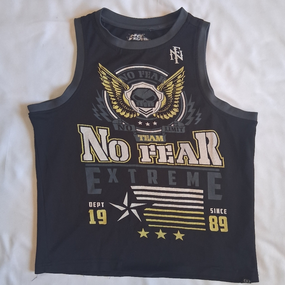 Vintage No Fear Tank Top Jersey. Size M